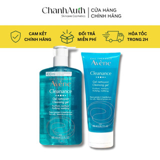 (DATE T3/24) Sữa rửa mặt Avene Cleanance Cleansing Gel 400ML 200ML - dành cho da dầu mụn, nhạy cảm