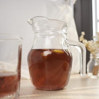 Ly bình quai thủy tinh khổng lồ 500ml uống trà sữa nước ép sinh tố