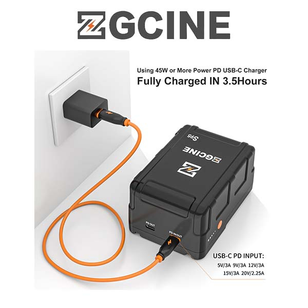 ZG-S95 V Mount Battery - Pin ZGCINE S95 - Hàng Chính Hãng