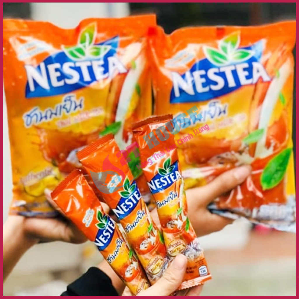 Trà sữa gói Nestea siêu ngon bịch 13 gói Thai Milk Tea Thái Lan 429g 2T House Shop Hàng Thái Lan Nội Địa Chính Hãng