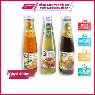 Sốt nước chấm hải sản/lẩu/bò tiêu đen Thai Dancer siêu ngon Thái Lan chai 300ml 2T House Shop Hàng Thái Lan Nội Địa
