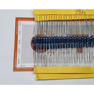 Điện trở vạch 1/4W 1% chân đồng (50 chiếc)