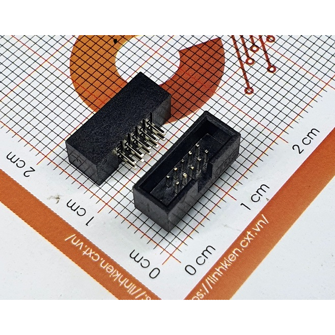 Cổng DC3 10Pin 1.27mm đực thẳng