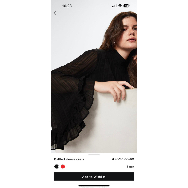 Đầm voan tay loe nhà xoài dư xịn sale size xs
