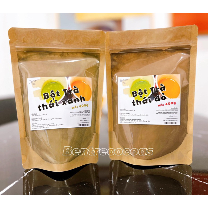 Trà thái xanh, Trà thái đỏ