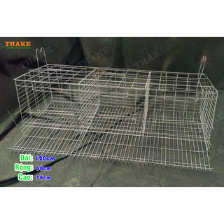 Lồng gà đẻ 3 ngăn THAKE, lồng nuôi gà mái đẻ trứng