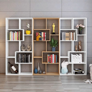 Kệ sách gỗ chữ u gỗ MDF loại tốt uy tín, Kệ Gỗ Trang Trí Nhà Hiện Đại 140x70x20cm