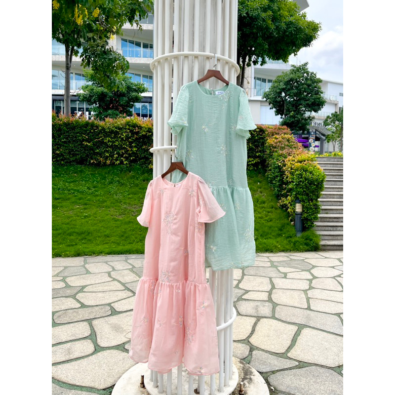 ĐẦM TƠ THÊU HOA MÀU - BIMI