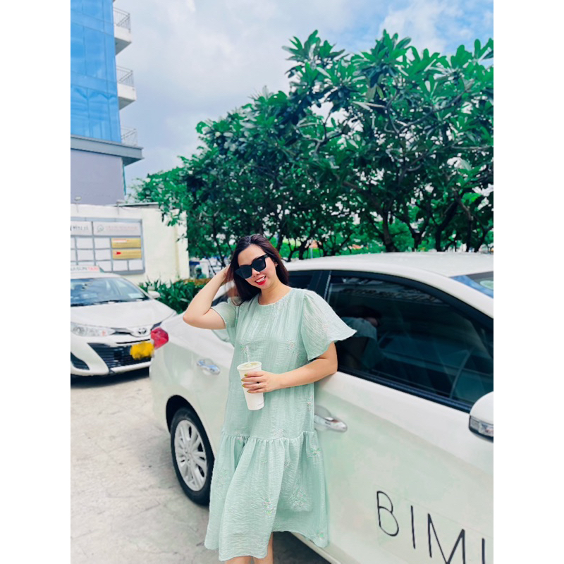 ĐẦM TƠ THÊU HOA MÀU - BIMI