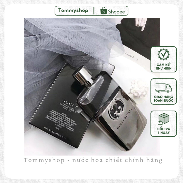 Ống mẫu nước hoa nam Gucci Guilty Pour Homme EDT chính hãng