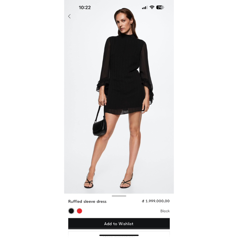 Đầm voan tay loe nhà xoài dư xịn sale size xs