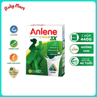 [Date 8.2024] Sữa Bột Anlene Gold 3X Hương Vani 440g