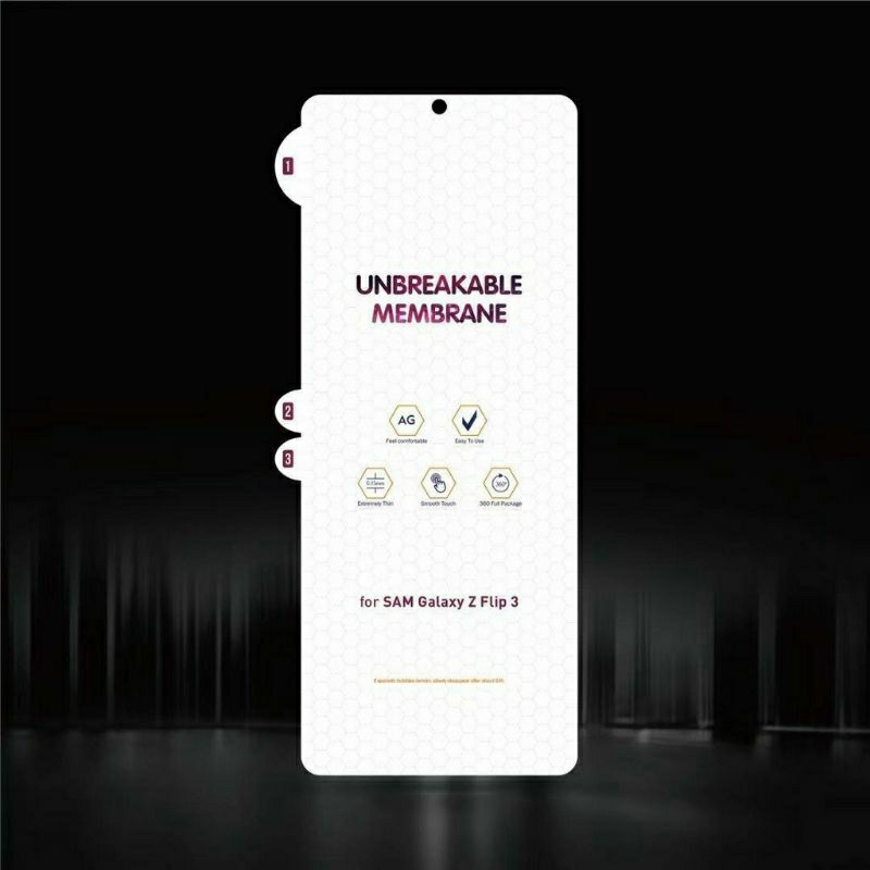 Dán màn hình Samsung Z Flip 5/Z Flip 3/Z Flip 4 full màn dẻo trong suốt PPF tự phục hồi vết xước–Dán dẻo