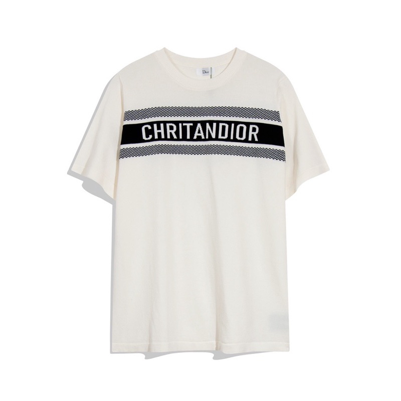 Áo Thun Jacquard Cổ Tròn