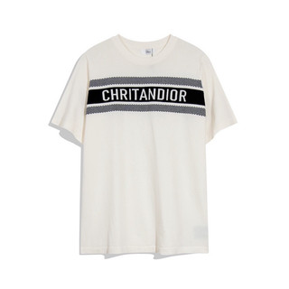 Áo Thun Jacquard Cổ Tròn