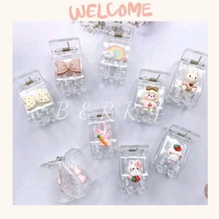 Kẹp tóc càng cua gắn charm nhiều mẫu xinh xắn