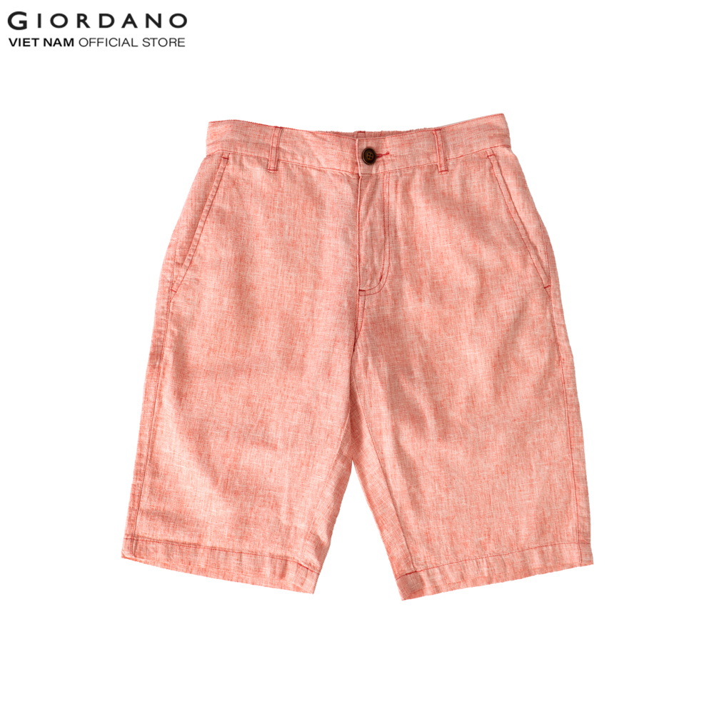 Quần Shorts Linen Nam Giordano 0110021795