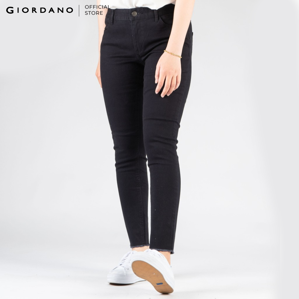 Quần jeans dài nữ Giordano 05419048