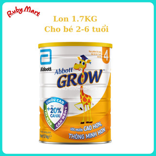 [Date 11.2025] Sữa Bột Abbott Grow 4 lon 900g/1700g
