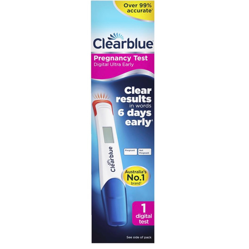 Que thử thai điện tử  Clearblue 6days early digital