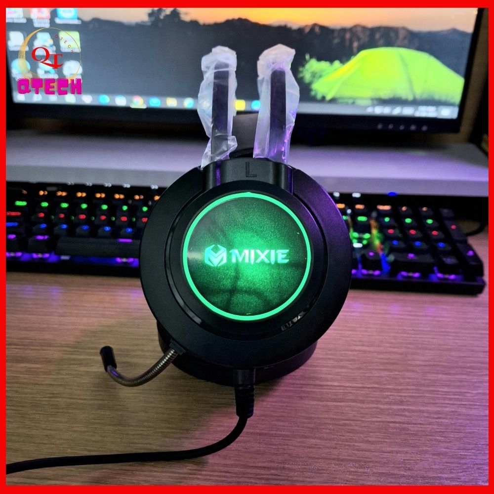 Tai Nghe Có Dây Gaming MIXIE H71 Led RGB Head Phone 7.1 Nghe Nhạc Có Mic