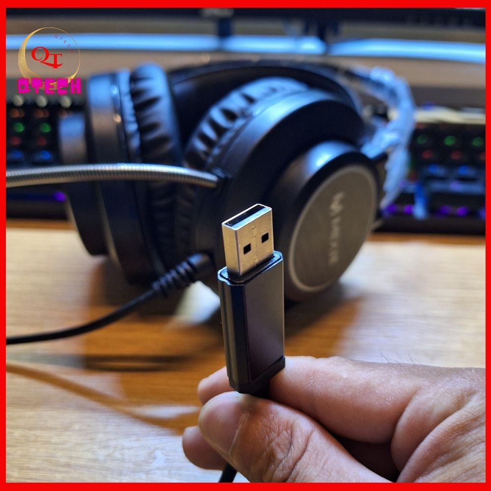 Tai Nghe Có Dây Gaming MIXIE H71 Led RGB Head Phone 7.1 Nghe Nhạc Có Mic