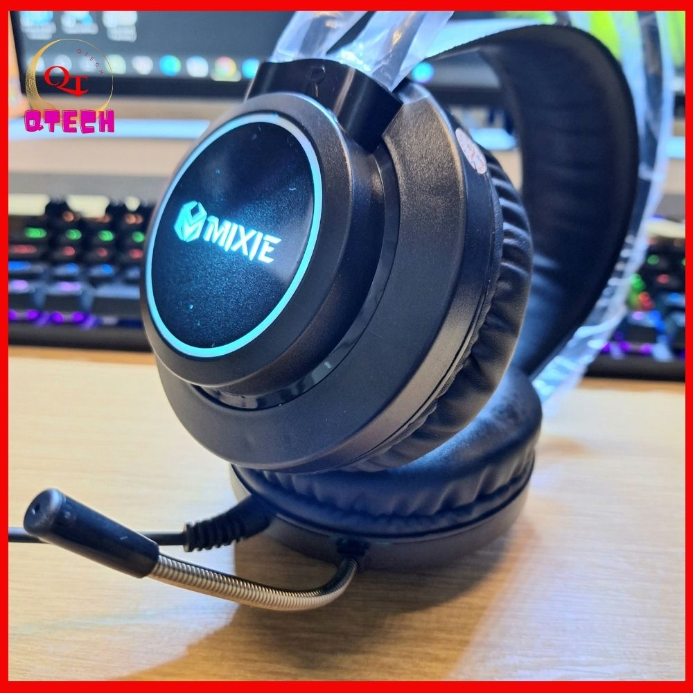 Tai Nghe Có Dây Gaming MIXIE H71 Led RGB Head Phone 7.1 Nghe Nhạc Có Mic