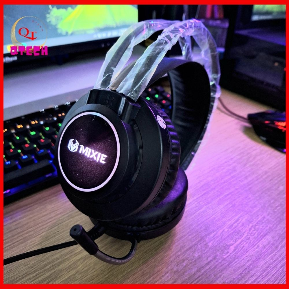 Tai Nghe Có Dây Gaming MIXIE H71 Led RGB Head Phone 7.1 Nghe Nhạc Có Mic