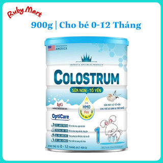 Sữa bột colostrum opticare 1 có chứa sữa non lon 900g - cho bé 0 -12 tháng