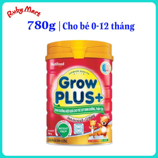 Sữa bột nutifood grow plus đỏ weight pro+ hộp 780g