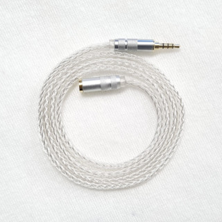 Dây nối dài chân cắm 3.5mm, dây 8 lõi mạ bạc cao cấp, dùng được micro và tăng giảm âm lượng trên tai nghe