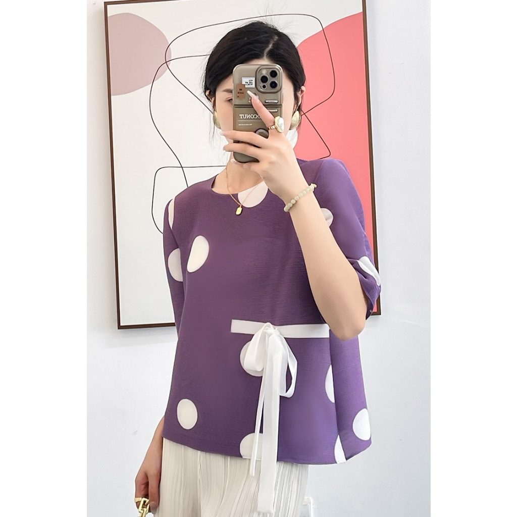 (HÀNG SẴN) Áo thun lò xo có họa tiết cách điệu sang trọng, Áo tay lỡ che khuyết điểm cao cấp, freesize co giãn nhiều