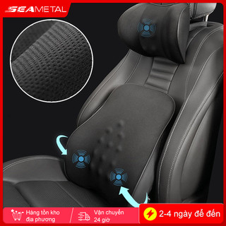 Gối massage SEAMETAL bằng cao su non mềm mại cho xe hơi