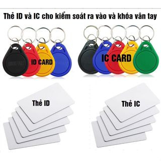 Thẻ từ ID 125Khz  và IC 13.56 Mhz cho bộ kiểm sóat ra vào và khóa vân tay