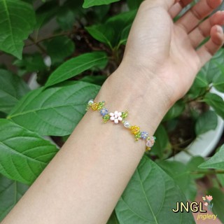 Vòng Tay Hạt Cườm Hình Hoa Thời Trang Hàn Quốc TK3199