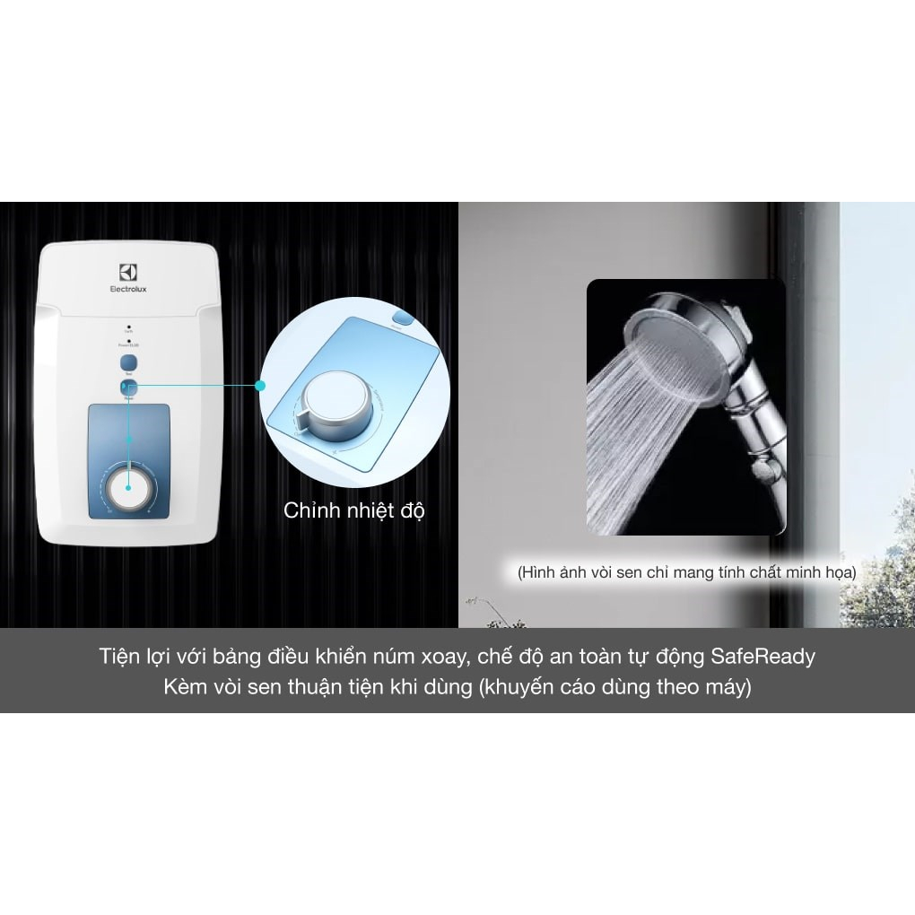 Máy nước nóng Electrolux 4500W EWE451GX-DWB - Bảo Hành Chính Hãng