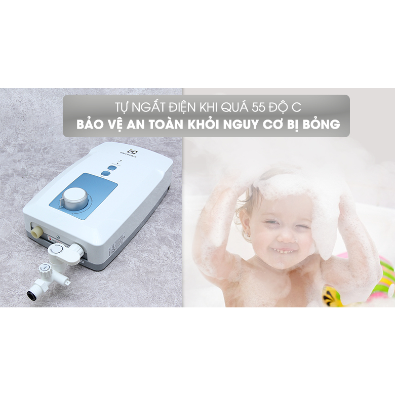 Máy nước nóng Electrolux 4500W EWE451GX-DWB - Bảo Hành Chính Hãng