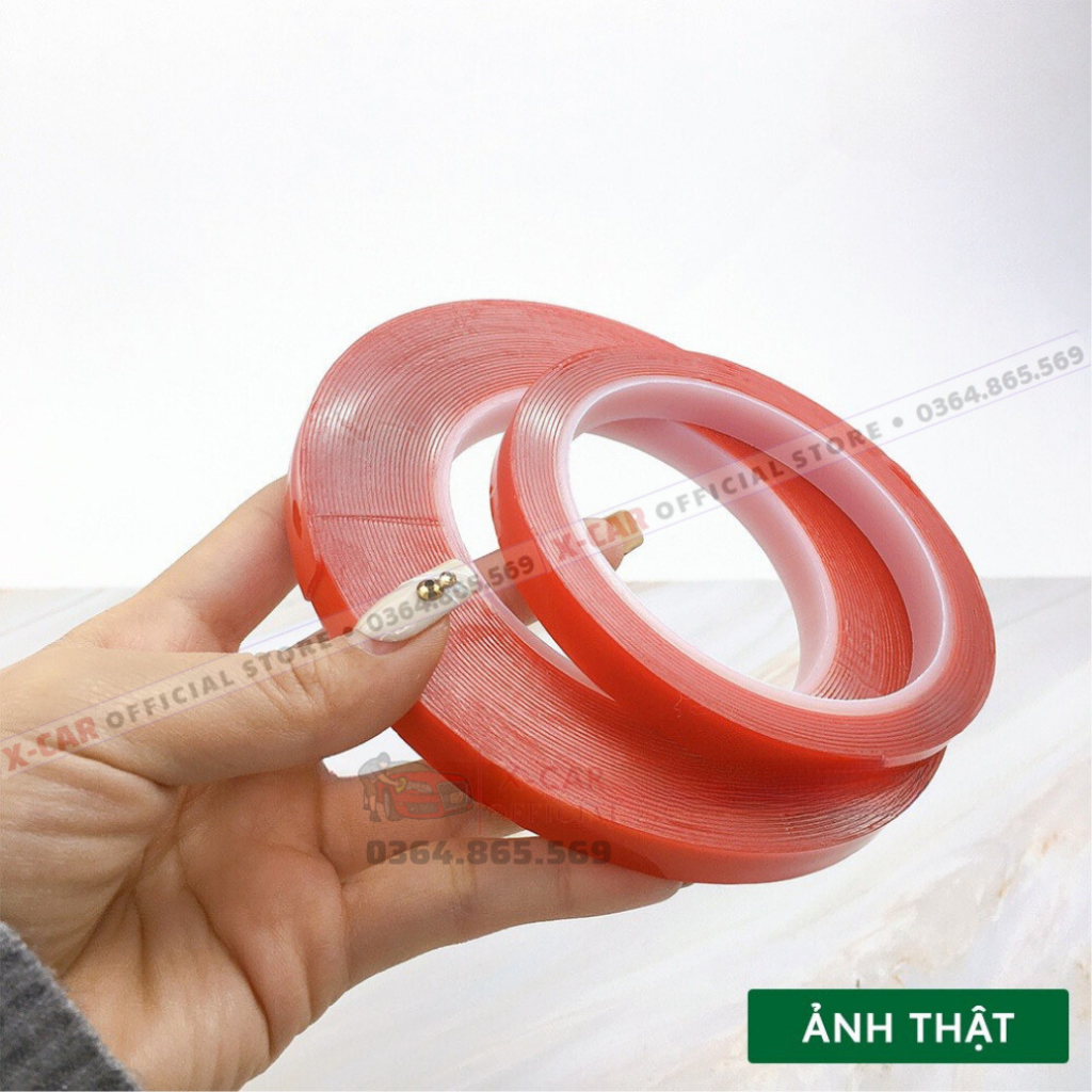 Băng dính 3m 2 mặt chuyên dụng cho ô tô xe hơi, băng keo dán cường lực siêu dính