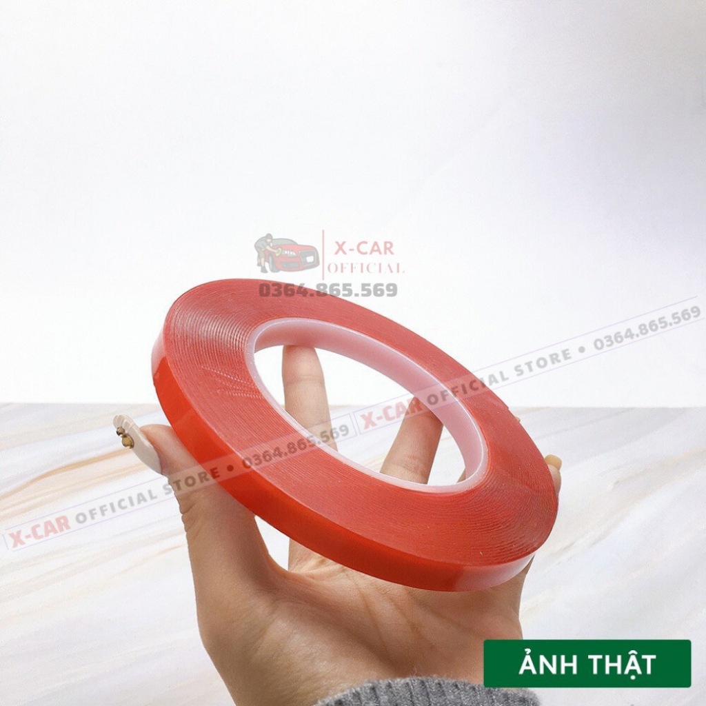 Băng dính 3m 2 mặt chuyên dụng cho ô tô xe hơi, băng keo dán cường lực siêu dính