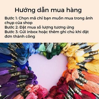 Chỉ Thêu Tép Lẻ Chọn Màu - 1 tép