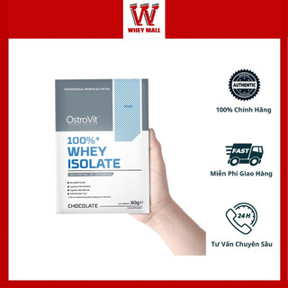 Sample ostrovit whey protein isolate 30g - sữa hỗ trợ tăng cơ giảm mỡ gói dùng thử