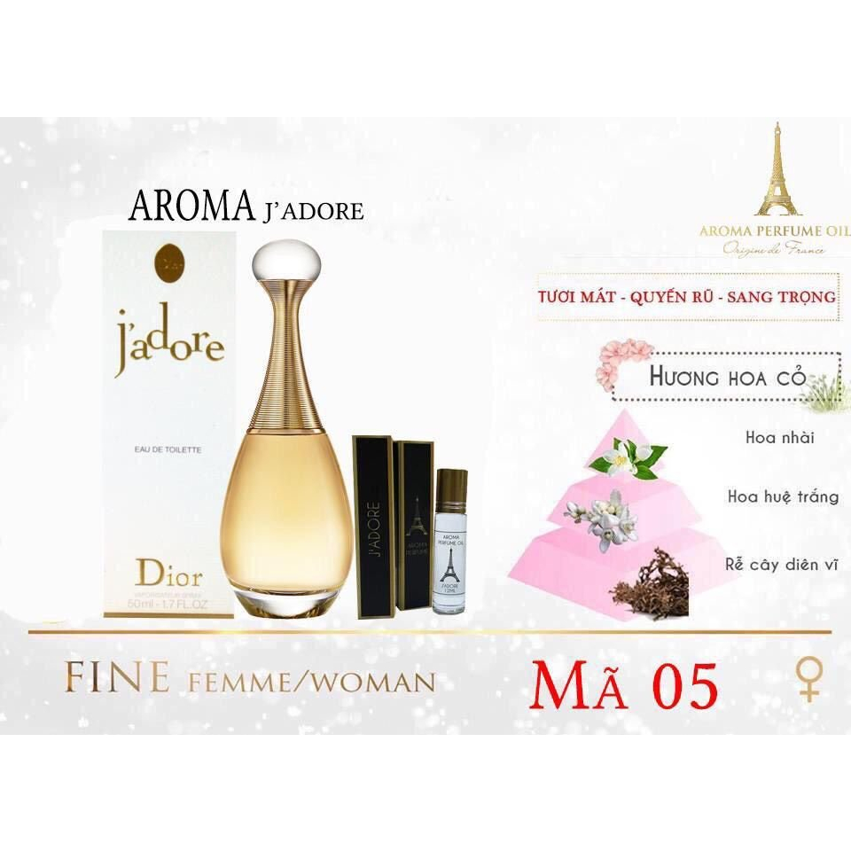 Tinh dầu nước hoa mini Aroma dạng lăn, dầu thơm nữ thơm lâu cao cấp phong cách pháp, thể tích 12ml