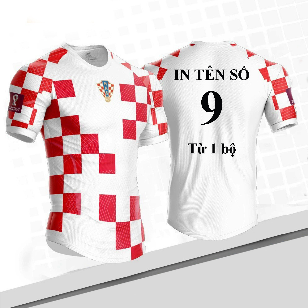 Áo bóng đá đội tuyển Croatia - NHIỀU MẪU - Bộ quần áo bóng đá mới