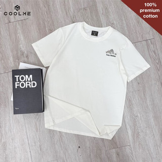 Áo thun nữ Lazy Sunday/ White tay lỡ dáng rộng chất cotton premium 4 chiều thoáng mát, không bai xù-Coolme