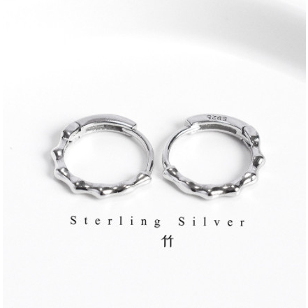 Bông Tai Bạc Cá Tính Nút Xương Tre Phong Cách Hàn Quốc_Rei27421 - K92500033