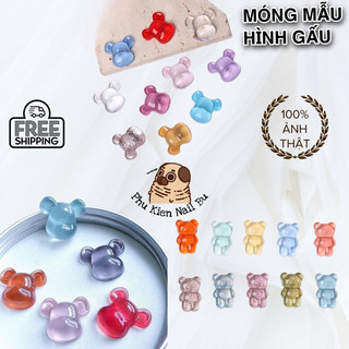 Móng mẫu gấu, móng đặc làm mẫu, gắn bảng màu vỉ 20 hình