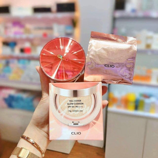 [New 2019]Set Phấn nước CLIO Kill Cover Glow Cushion SPF50+ Pa+++ HSD: 2/2024