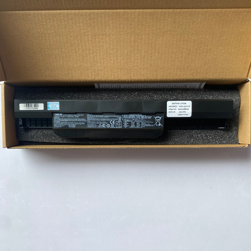 Pin máy tính laptop ASUS K43 K43E K43S X44H K53 K53E X54C X53S X53 K53S X53E tuổi thọ cao chính hãng bảo hành 09 tháng
