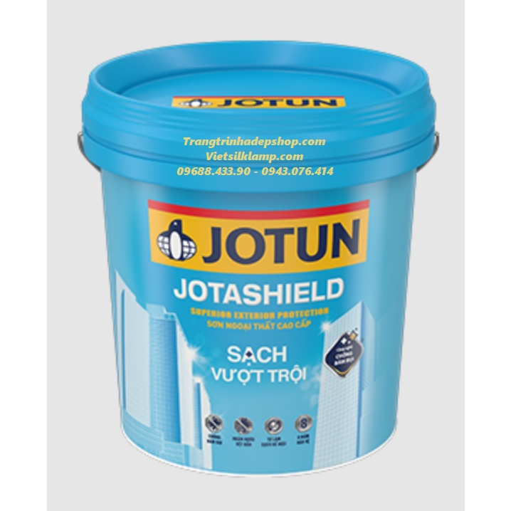 Sơn phủ màu  - Sơn ngoại thất JOTUN JOTASHIELD SẠCH VƯỢT TRỘI (1L)