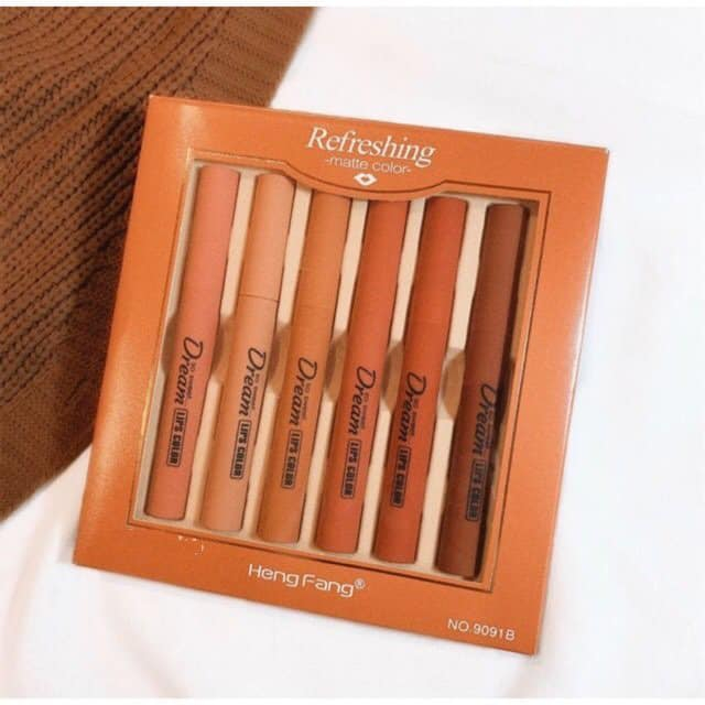 (Auth Thái)1 set son 6 cây Dream So Sweet Hengfang No.9091B Thái Lan